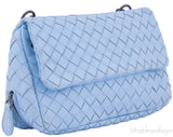Light Blue Intrecciato Mini Bag*