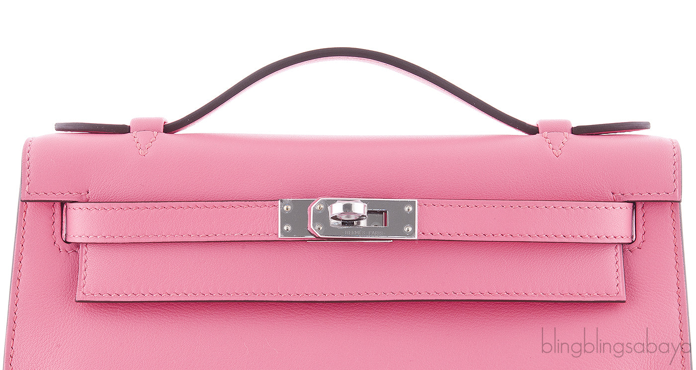 Kelly Pochette Swift Rose Azalee