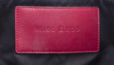 Red Python Hobo bag