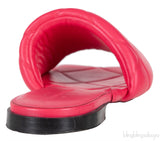 Bottega Veneta Fuchsia BV Rubber Lido Sandals
