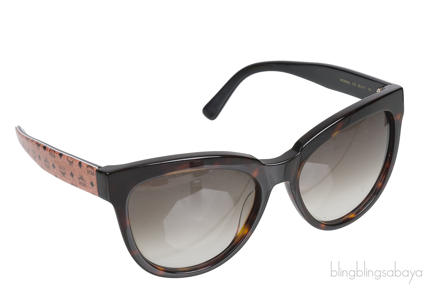 MCM639S Tortoise Cognac Visetos Sunglasses