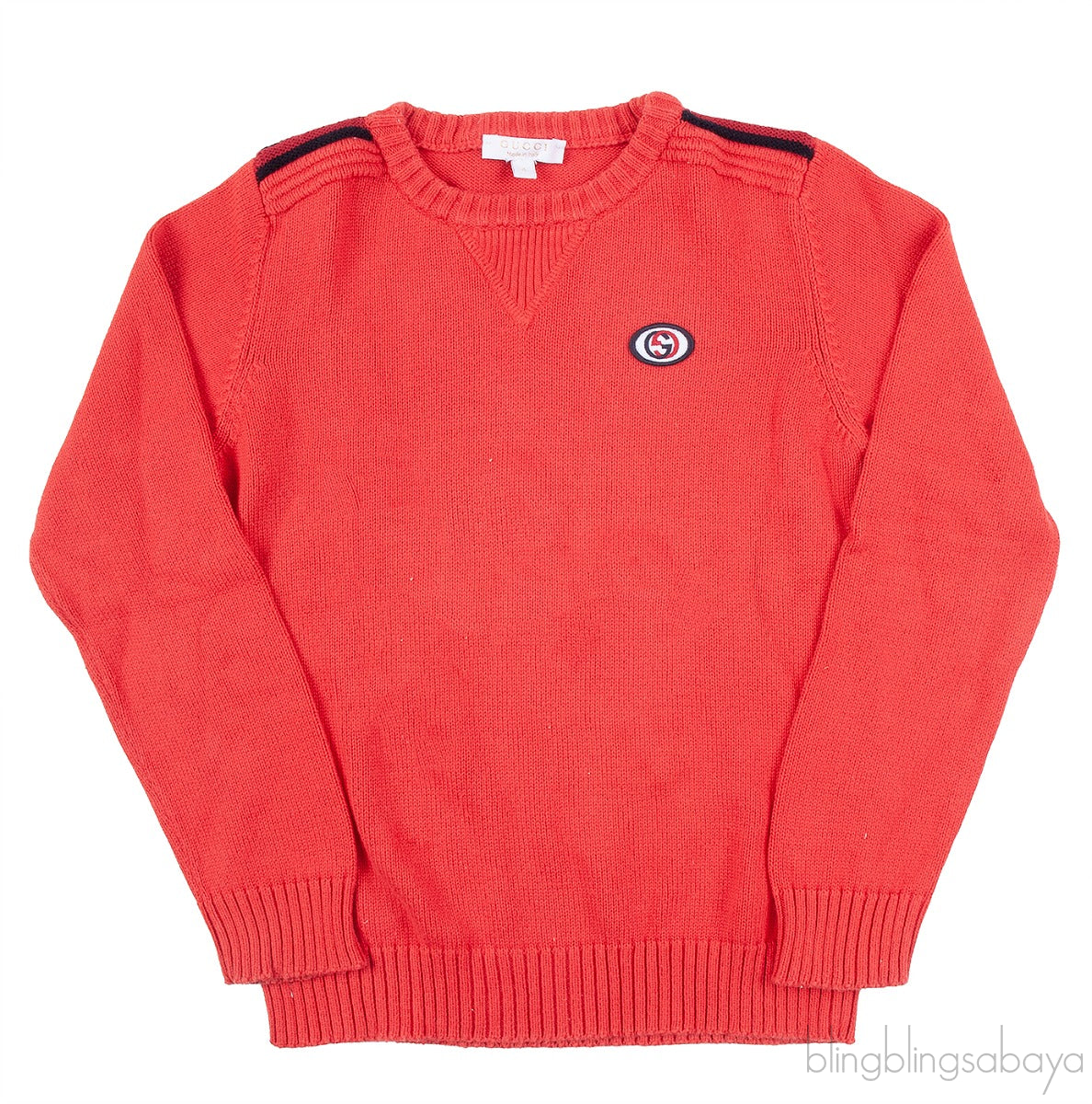 Coral Red Cotton Kids Sweatshirt