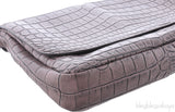 Ecrin Pochette Crocodile Chain Flap