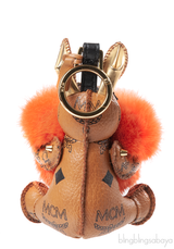MCM Rabbit Heart Fur Charm