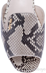Natural Python Open Toe Slide