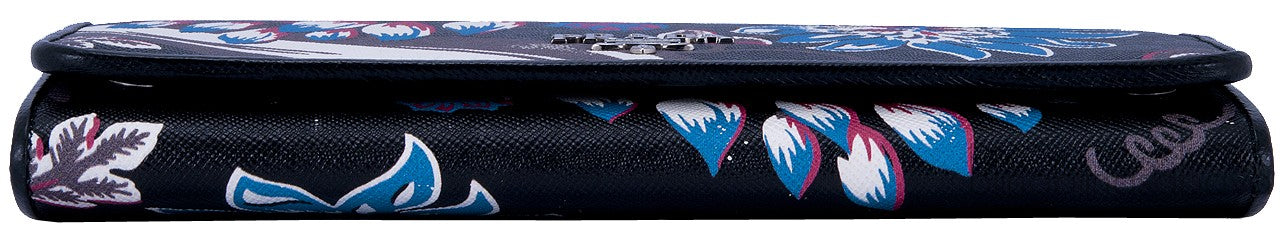 Floral Printed Continental Wallet