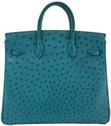 Birkin 32 HAC Blue Cobalt Ostrich