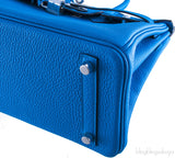 Birkin 25 Togo Bleu Zanzibar*