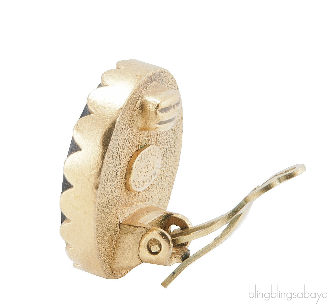 CC Logo Vintage Clip Earrings