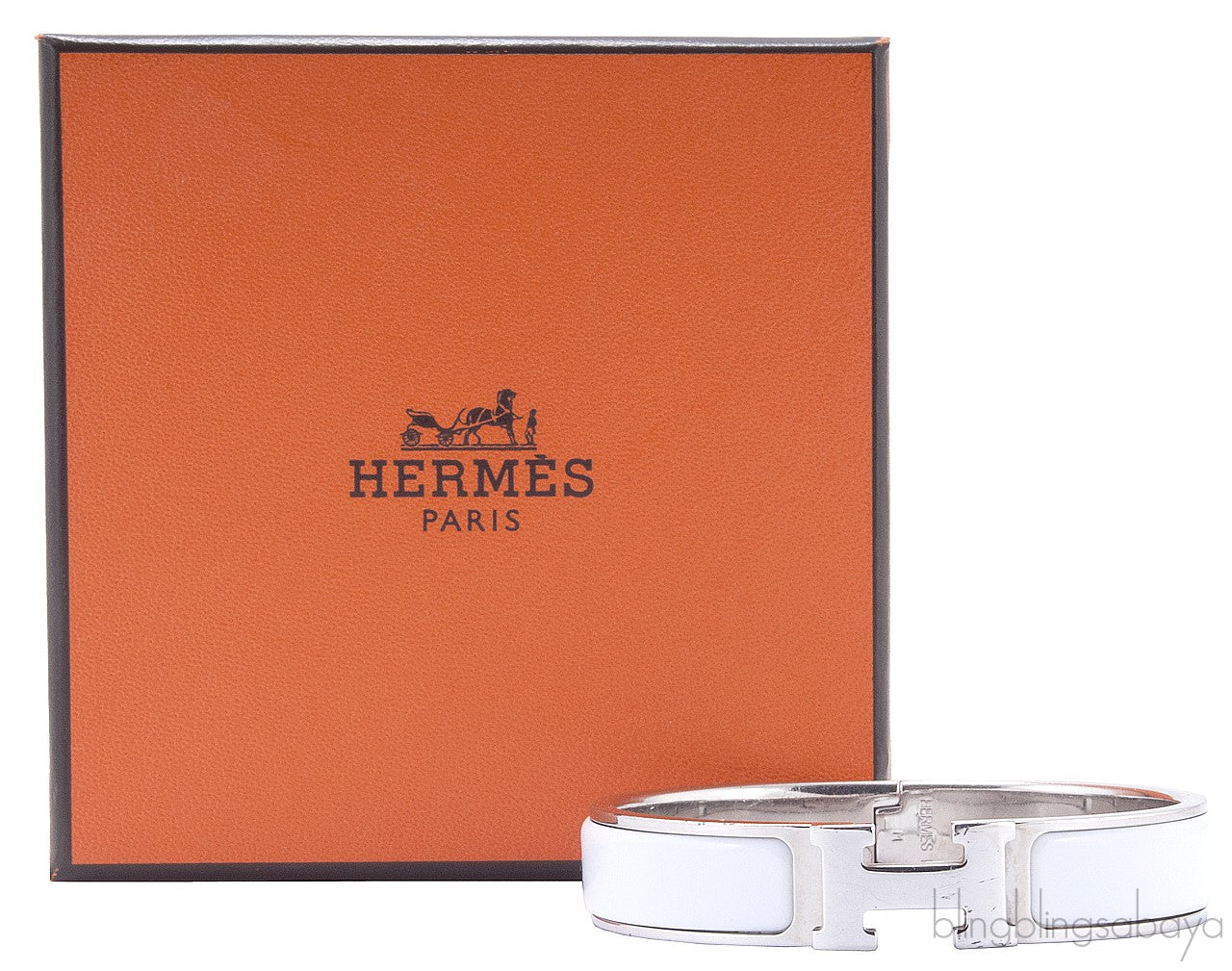 Clic Clac White H Bracelet PM