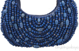 Blue Beaded Bracelet Bag