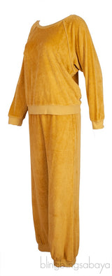 Yellow Mustard Raglan Sweatshirt & Track Pants