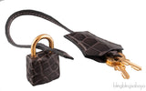 Birkin 30 Graphite Crocodile GHW