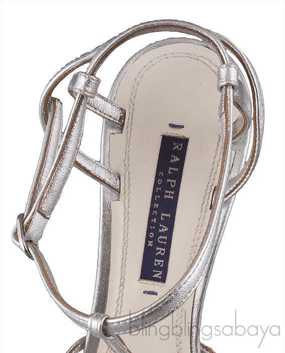 Silver Strappy Sandals