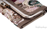 Embroidered Sequin CLutch