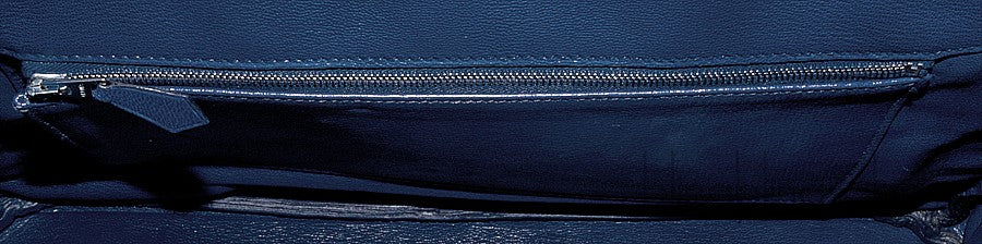 Birkin 35 Brighton Blue Matte Porosus