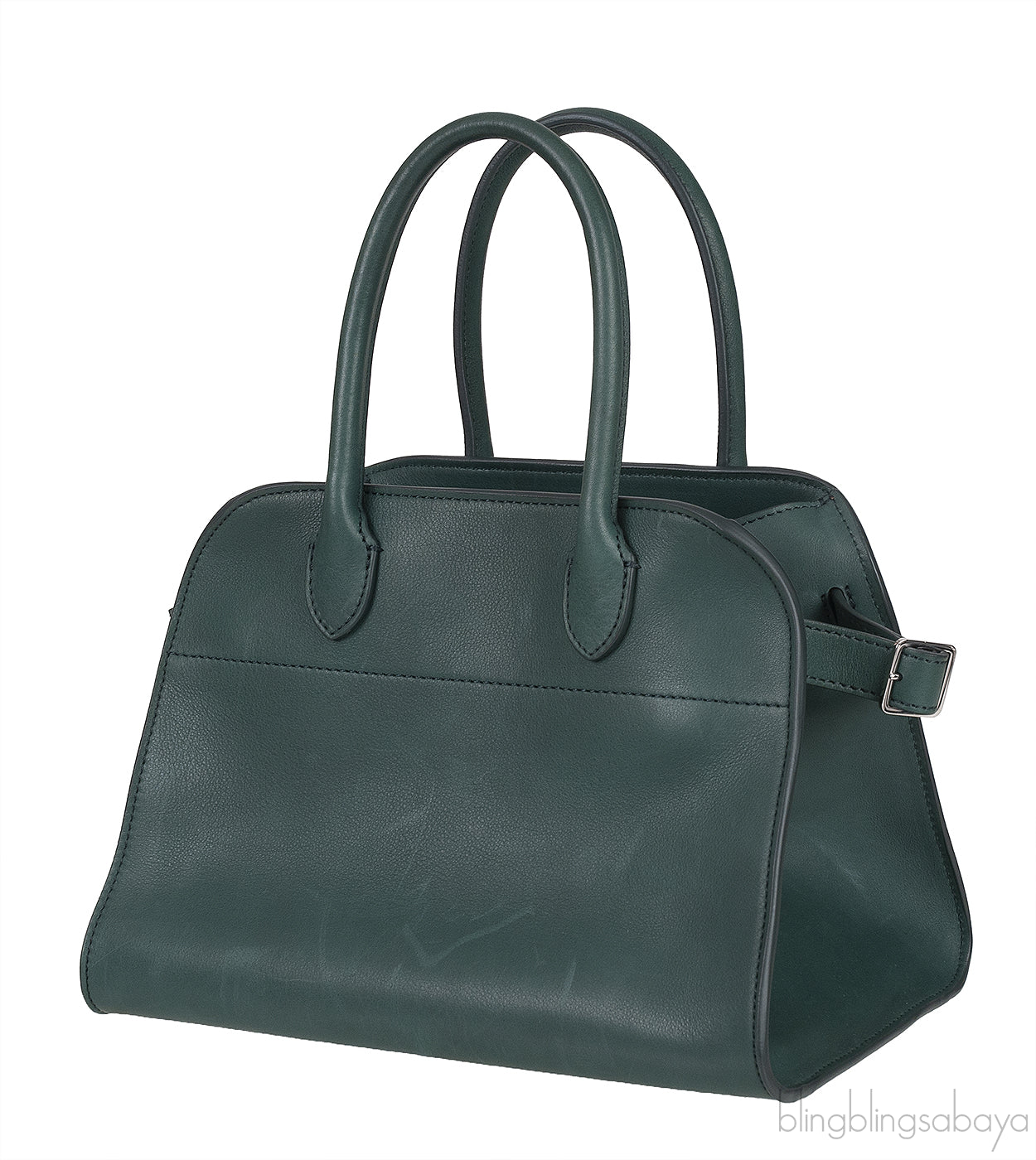 Soft Margaux 10 Dark Green Leather Bag