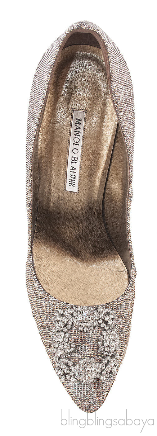 Hangisi Notturno Gold Pumps