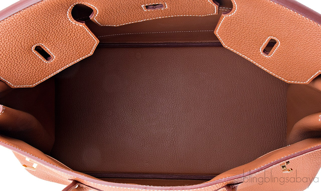 Birkin 40 Gold Taurillon Clem