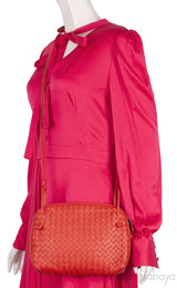 Intrecciatio Clutch Shoulder Bag