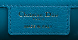 Lady Dior Blue Green Ostrich GHW