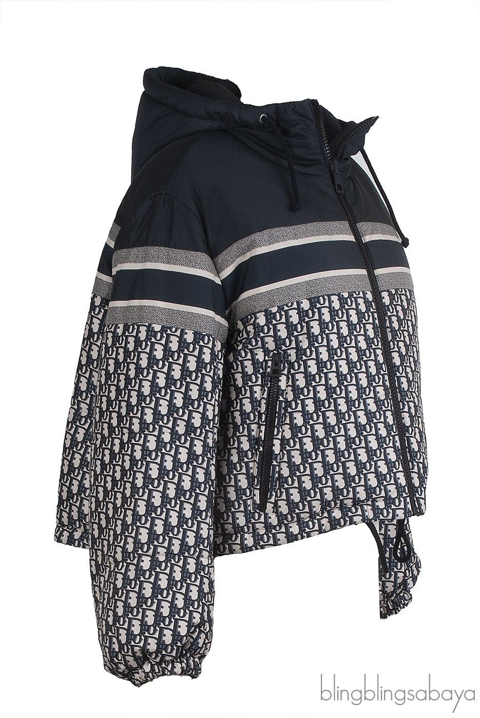 Dior Oblique Reversible Cropped Puffer Jacket