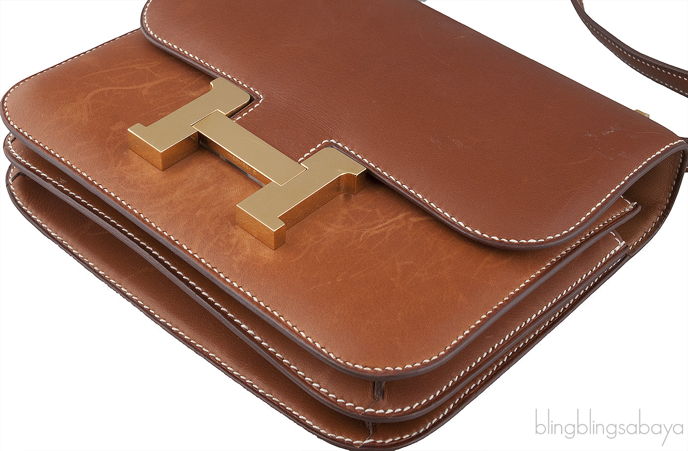 Constance 18 Fauve Barenia Leather