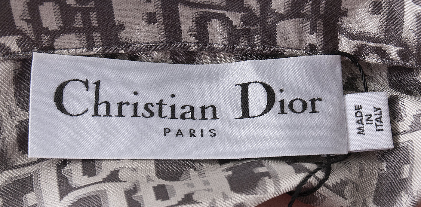 Grey Dior Oblique Shirt & Trouser