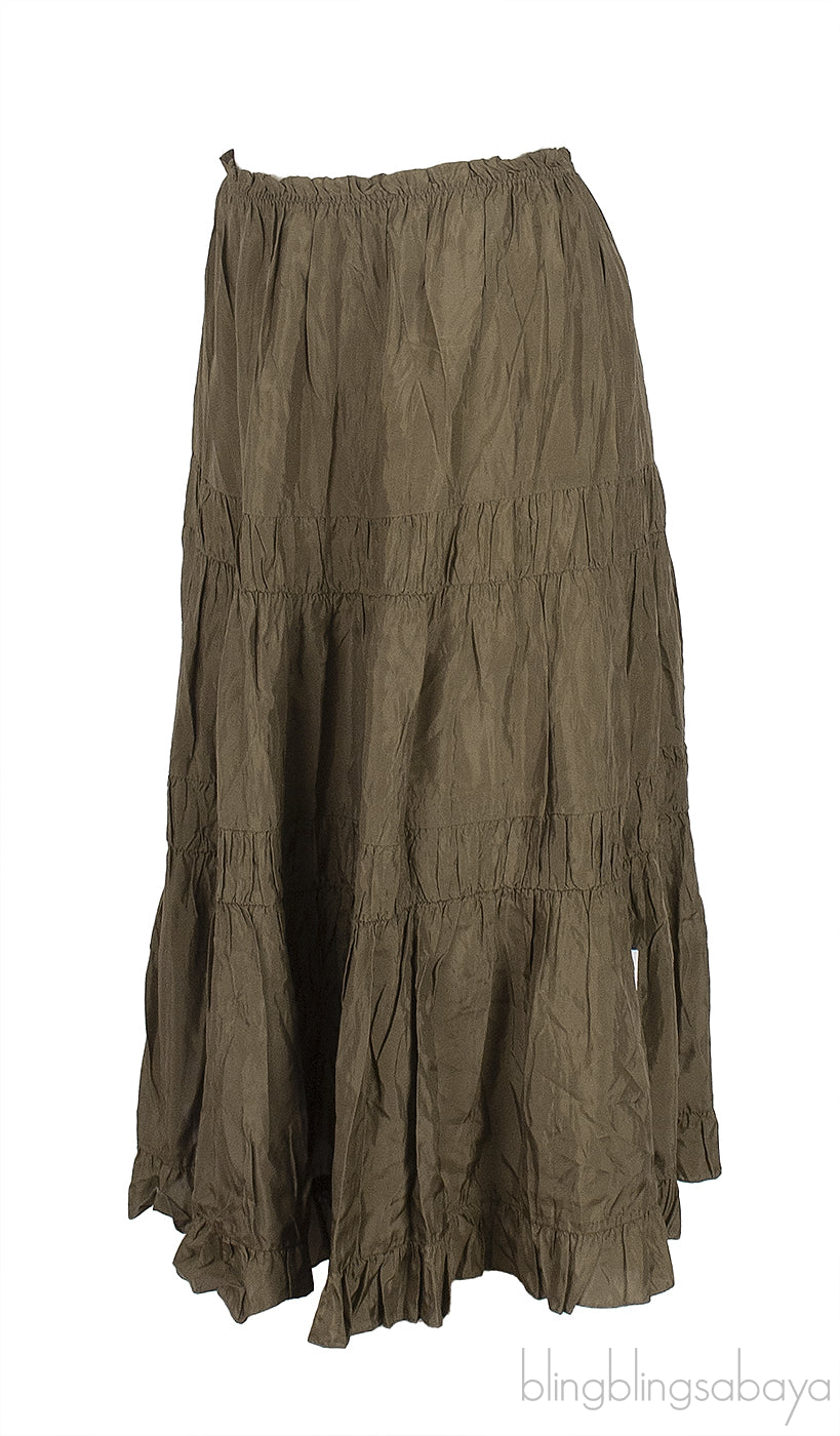 Lightless Khaki Skirt