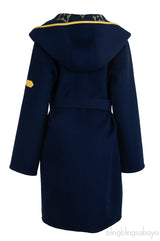 Louis Vuitton Blue Wool Coat