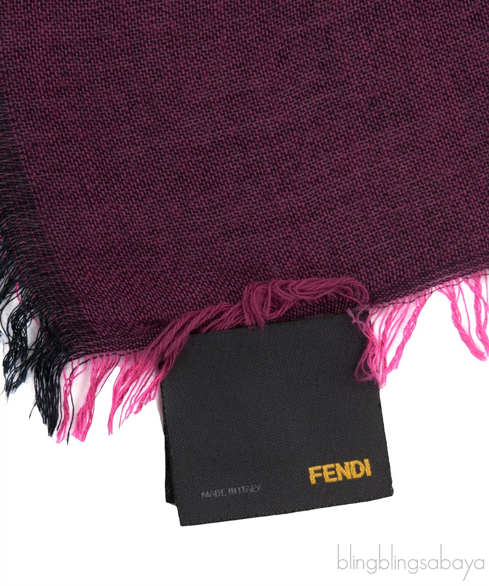 Logo Print Square Shawl