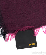 Logo Print Square Shawl