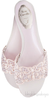 Crochet Slip-on Flat Sandals