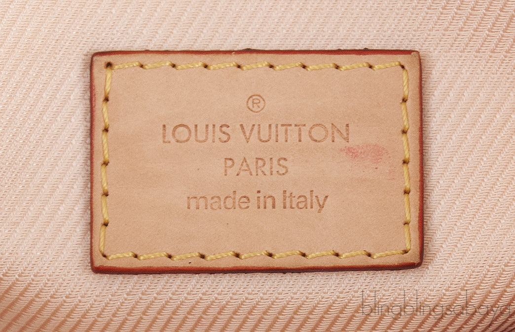 Monogram Lame Limelight Clutch