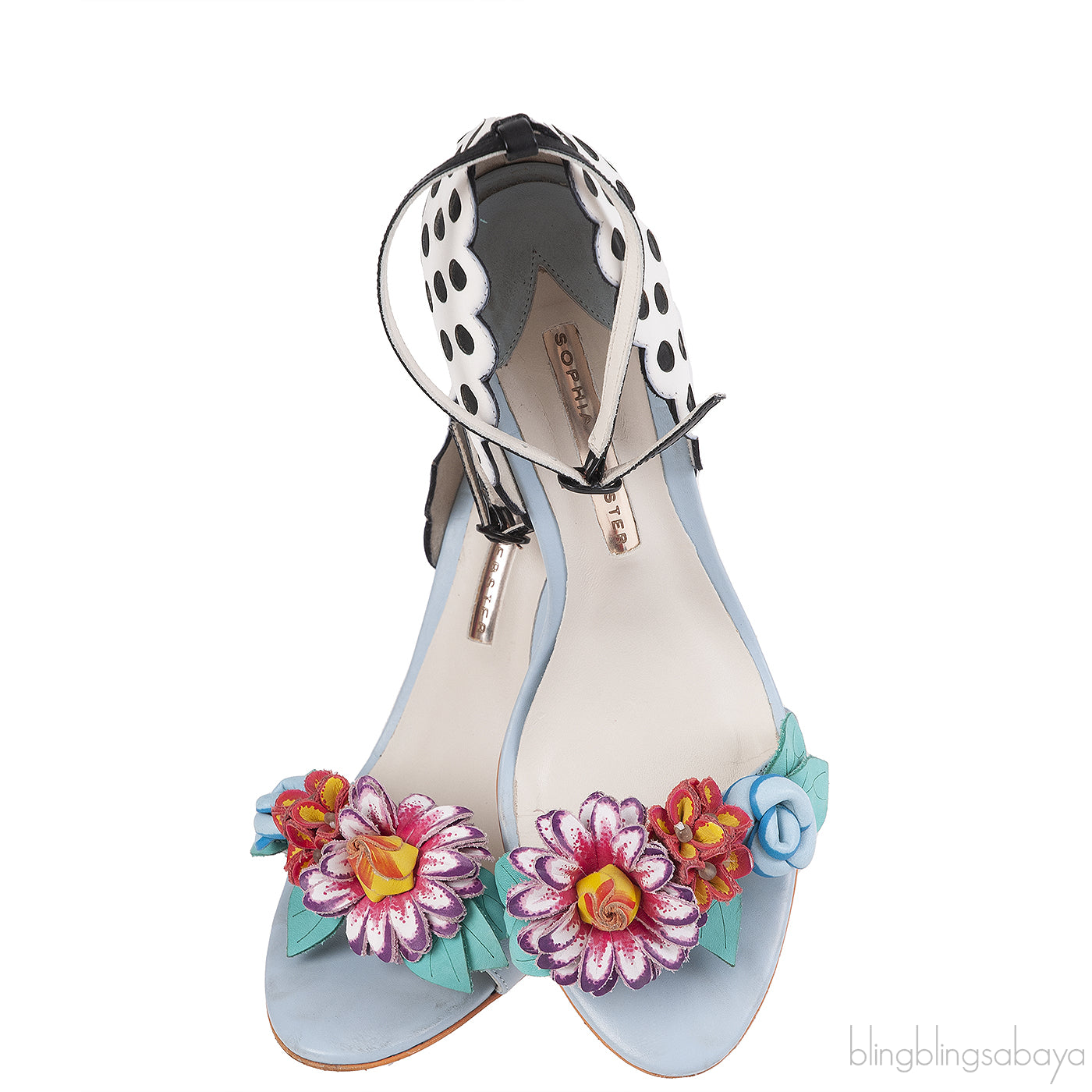 Sophia Webster Polka-dot Lilico Slingback Sandals
