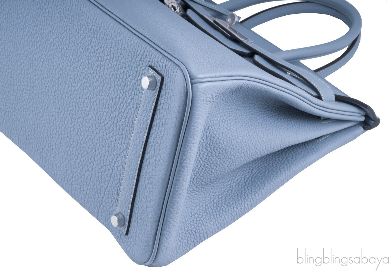 Birkin 35 Blue Lin Togo