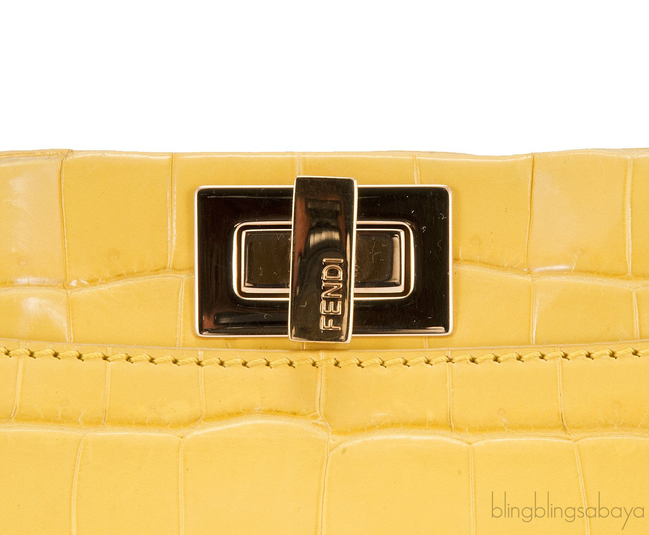 Mini Yellow Crocodile Peekaboo