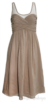 Nude Silk Dress