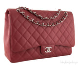 Red Caviar Maxi Flap Bag