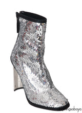 Silver Sequins 105 Bootie