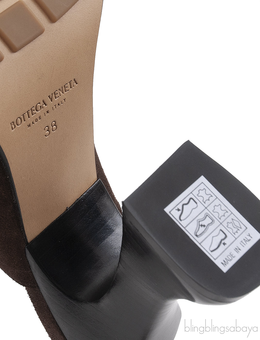 Bottega Veneta Dark Brown Suede Cha-cha Mules