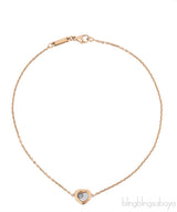 Happy Diamond Yellow Gold Ankle Bracelet