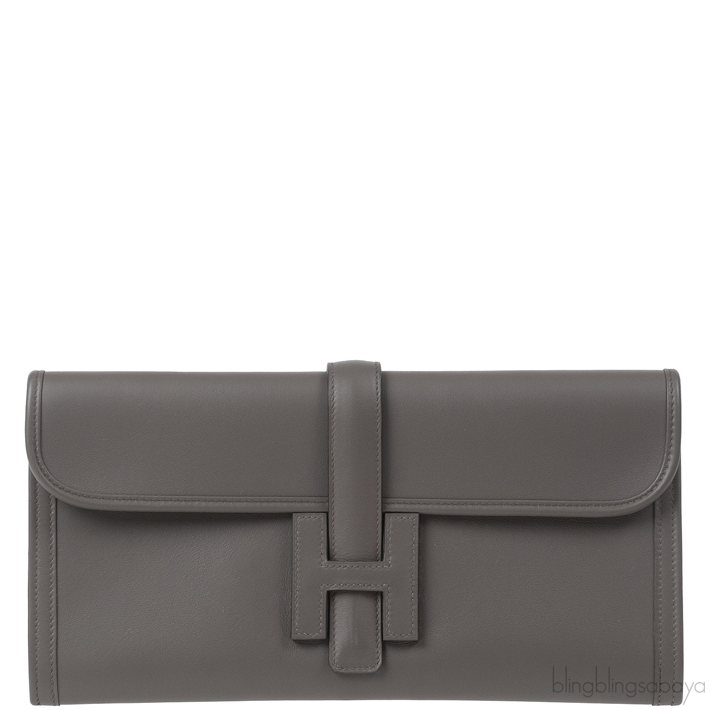 Hermes Jige Elan 29 Swift Etain Clutch