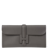 Hermes Jige Elan 29 Swift Etain Clutch