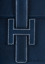 Jige Bleu Indigo Epsom Clutch