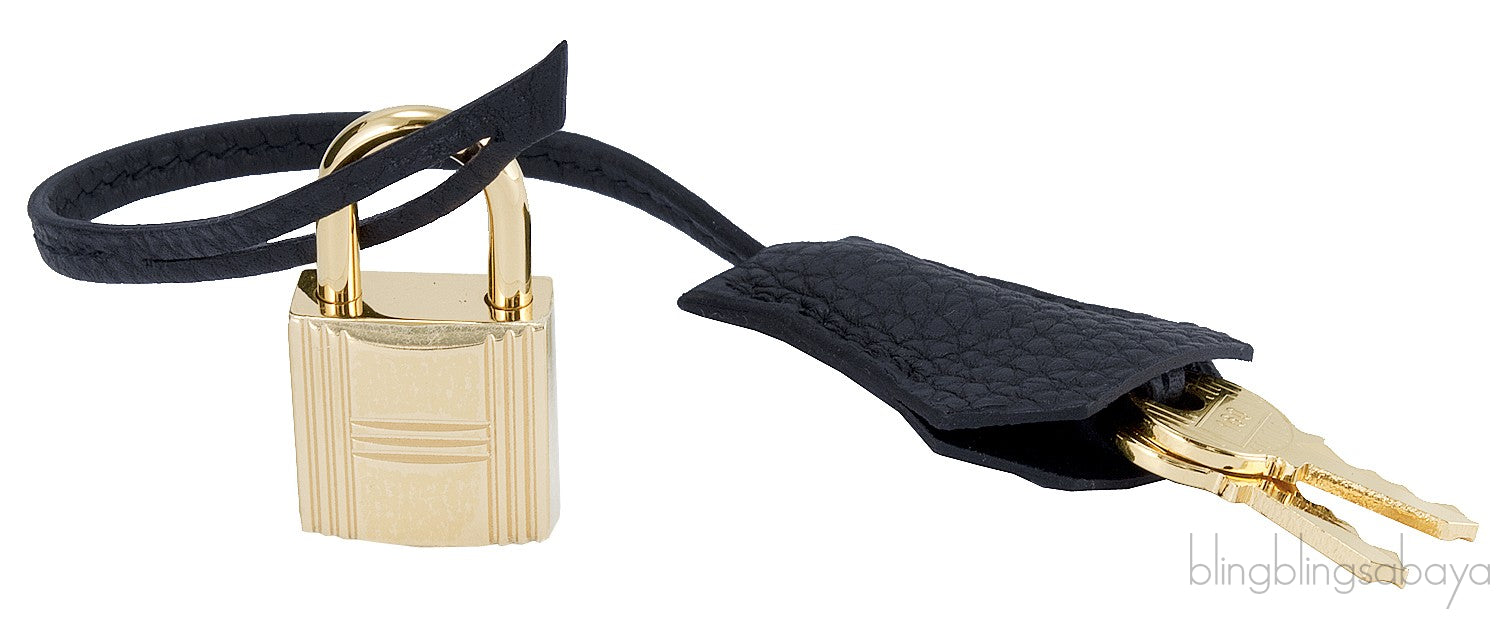 Kelly 28 Black Togo GHW