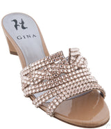 Galaxy Beige Heeled Sandals