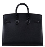 Sac Birkin 20 Sellier Faubourg So Black Crocodile Bag