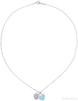 Mini Double Heart Tag Pendant