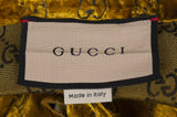 Gucci Gold GG Devore Velvet Shirt & Wide Leg Trouser